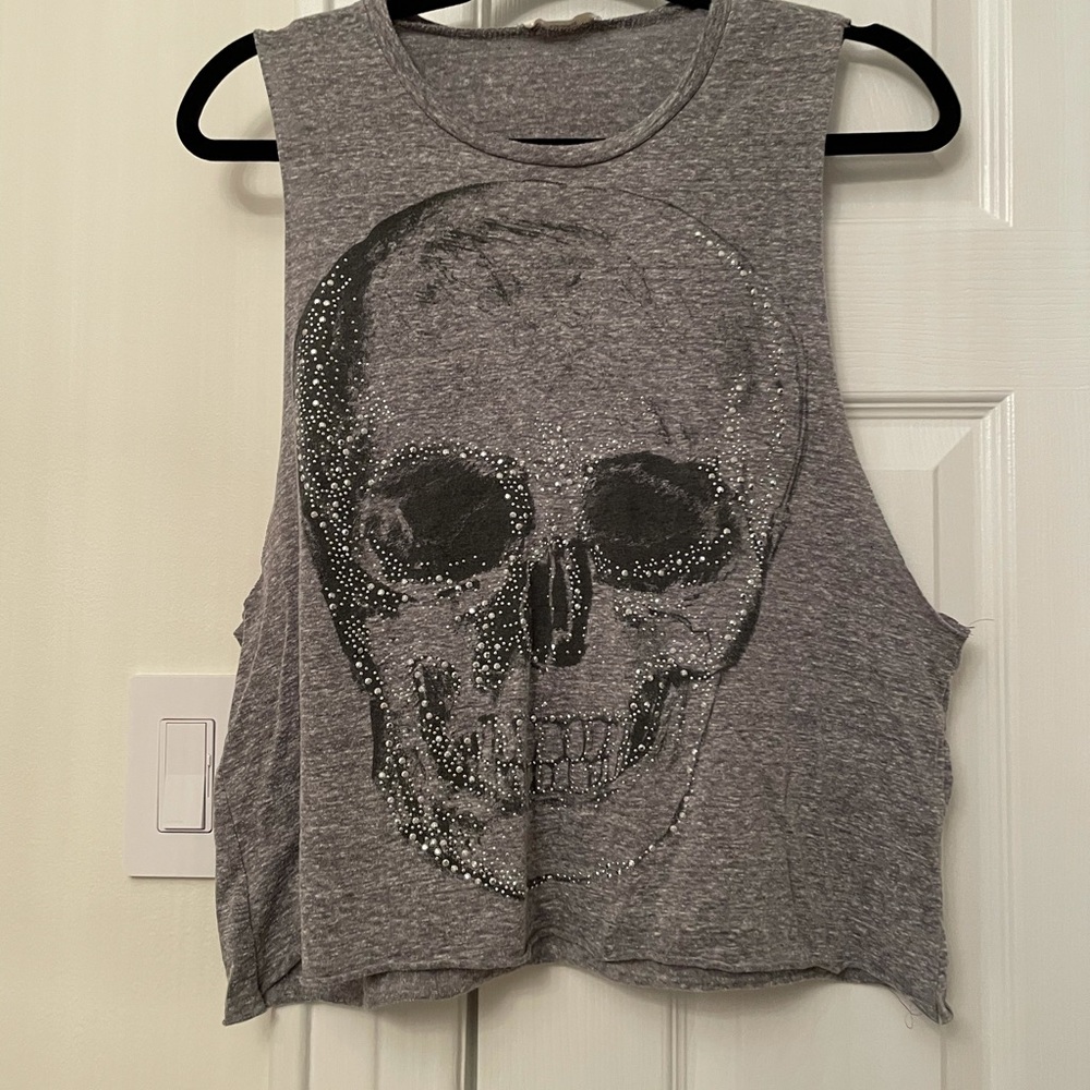 ⭐️I.Joah Skeleton Muscle Tank